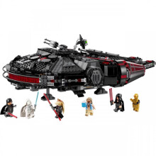 Space Wars Dark Millennium Falcon Building Set, Compatible Brick Model, Collectible Spaceship Toy for Kids and Adults, 1350 Pieces
