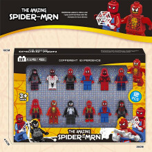 (15) Avengers Minifigures Building Blocks Set, Small Particle Assemble Bricks with Weapons, Kids Toy