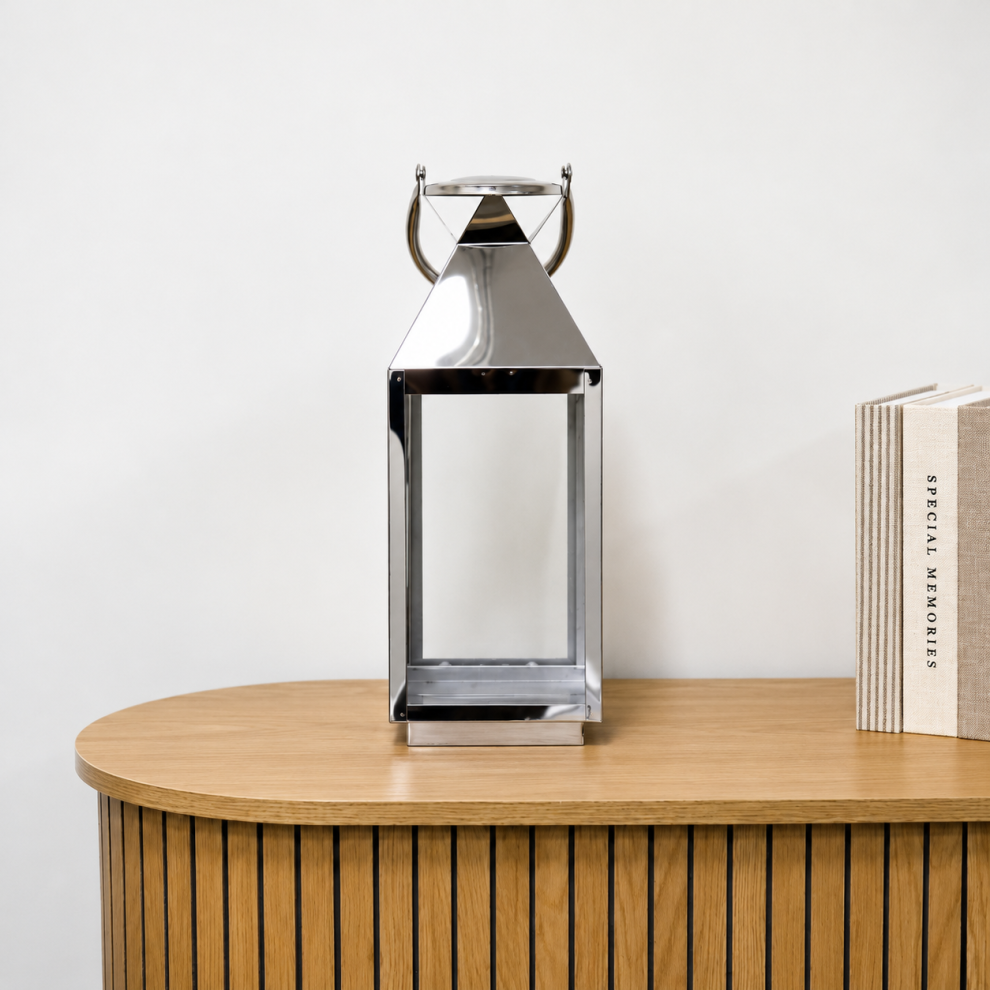 Smart Garden 40 X 15Cm Large Stainless Steel Candle Lantern Holder - Image 3