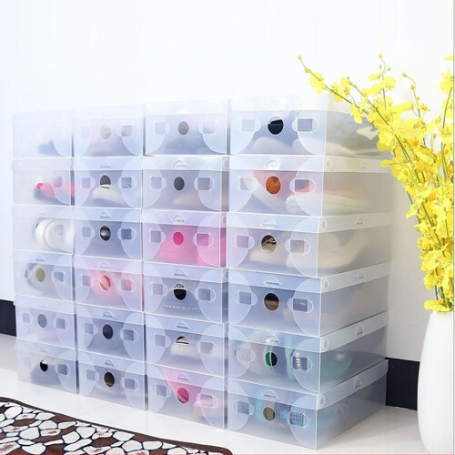 Shoe Storage Box,20Pcs Stackable Shoe Boxes,Translucent Top