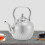 2L Stainless Steel Teapot, Hammered Tea Kettle with Filter 4
