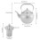 2L Stainless Steel Teapot, Hammered Tea Kettle with Filter 3
