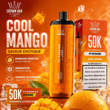 Puff - AL FAKHER - Hyper Max Prime 50K - Cool Mango - Mangue Fraîche - Kit Rechargeable 1000mAh - 2ml + 2 x 10ml - 6mg/ml