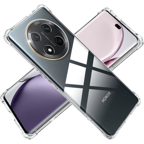 Coque pour Honor Magic 7 Lite Transparent TPU Silicone Coins renforcés