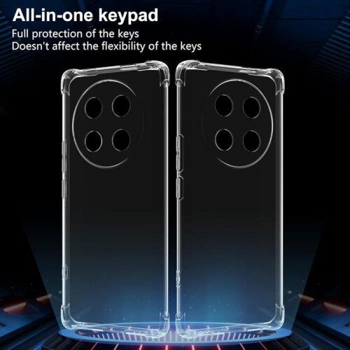 Coque pour Honor Magic 7 Lite Transparent TPU Silicone Coins renforcés 2