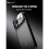 Coque magnétique TECHTA pour iPhone 16 Pro Max – Verre mat – Noir 4