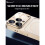 Coque magnétique TECHTA pour iPhone 16 Pro Max – Verre mat – Noir 5