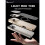 Coque magnétique TECHTA pour iPhone 16 Pro Max – Verre mat – Noir 6