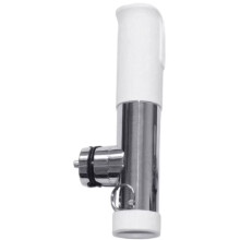 Steel Fishing Rod Holder,Adjustable, Multi Functional Rod Holder for Boat Railings, Kayaks, and Canoes White
