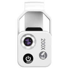 200X Pocket Microscope Lens, Miniature Micro Macro Phone Lens for Check View, GIA IGI GRA Laser Waist Code Verification