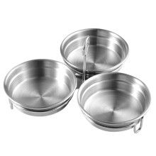 3Grids Stainless Steel Poached Egg Cooker Portable Omelette Maker Steamed Egg Mould Home Kitchen Cooking Gadgets