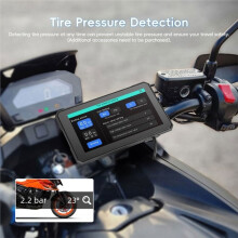 5 Inch Motorcycle Portable Display Wireless CarPlay Android Auto Bracket
