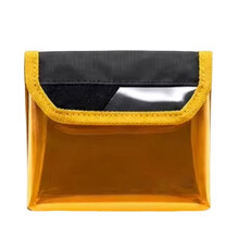 Portable Rainbow Transparent Storage Bag Organizer for Cables, Digital Electronics Accessories Pouch B