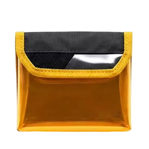 Portable Rainbow Transparent Storage Bag Organizer for Cables, Digital Electronics Accessories Pouch B