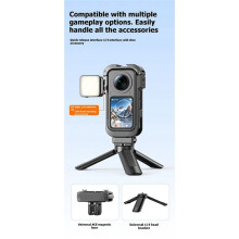 Video Cage for X6 Aluminum Alloy Frame with Cold Shoe Mount 1/4 Thread Vlog Rig Protective Case Accessories