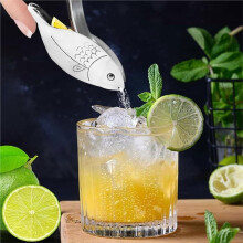 304 Stainless Steel Manual Juicer - Effortless Citrus Squeezer for Cocktails, Drinks & Cooking - Easy to Clean