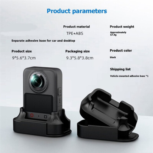 For  Osmo 360 1/2 Camera Desktop Holder Stand Non-Slip Stable Support Base Adjustable Mount Bracket 2