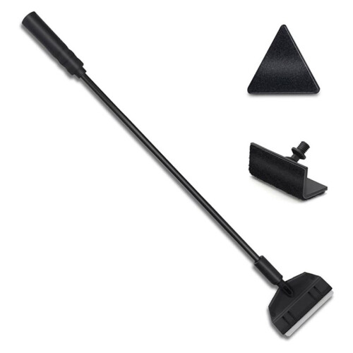 Small Aquarium Cleaner, Fish Tank Cleaner with 3 Interchangeable Heads, with Algae Scraper & Sponges