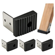 4pcs Ladder Feet Covers - Rubber Pads, Anti Slip Stepladder Protectors Non Slip Universal Step Ladder Caps
