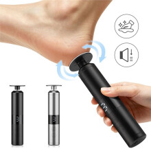 Pedicure Electric Foot Callus Grinder Rechargeable Foot Predicure Grinding Machine for Heels Dead Skin Remover Black