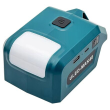 Lithiu Battery Parts Adapter USB Type-C Charger 5W LED Work Light for 40V Li-Ion Battery