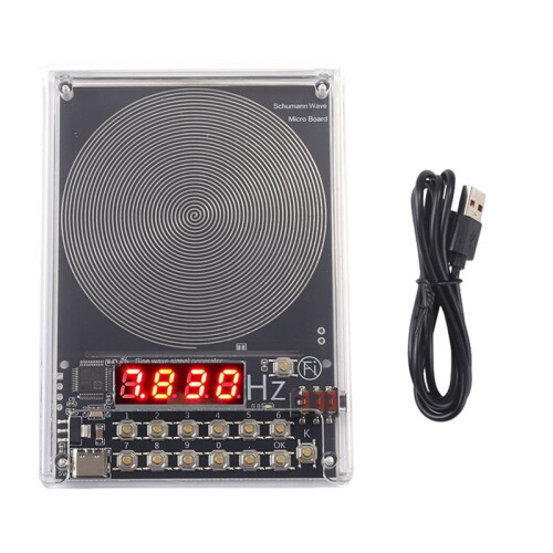 0.1-100000Hz Schumann Wave Generator Adjustable Sine Wave Signal Generator USB 5V