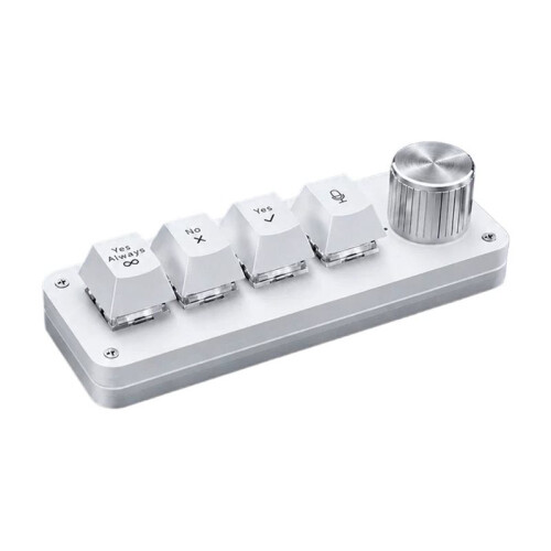 AI-Powered Voice-Input Keyboard with Built-in Microphone for Coding Programming Typing Optimized for Tools Like Codex B 1