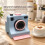 3D Printed Latte Camera Vintage  Replaceable Cards DIY Latte Art Camera Tool One Touch Press+4 Stencils 4