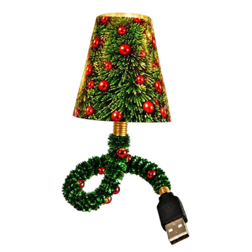 Christmas Projector Light Christmas Tree Projector Flexible USB Christmas Night Light 6 Patterns for Holiday Decor 2