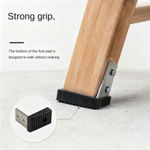 4pcs Ladder Feet Covers - Rubber Pads, Anti Slip Stepladder Protectors Non Slip Universal Step Ladder Caps