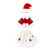 3 Pcs Christmas Porch Outfit for 23" Cement - Festive Holiday Decor