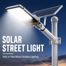 Zonne-straatlamp, aluminium, 8000 mAh accu, IP65 waterdicht, met afstandsbediening voor tuin en terras
