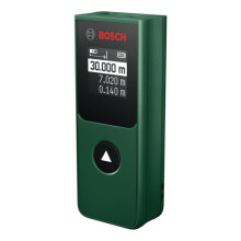 Telémetro láser - BOSCH - PLM30-21 - Hasta 30 m - Calcula m² - Medición continua