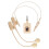 2.4GHz Wireless Headset Microphone with 100 Channels Auto Connect for Teaching Tour Guide Speech Singing Recharge 2 Mic 1