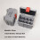 18650 Battery Storage Box Hard Shell Protective Case Portable Battery Holder Storage Container Battery Accessories 6