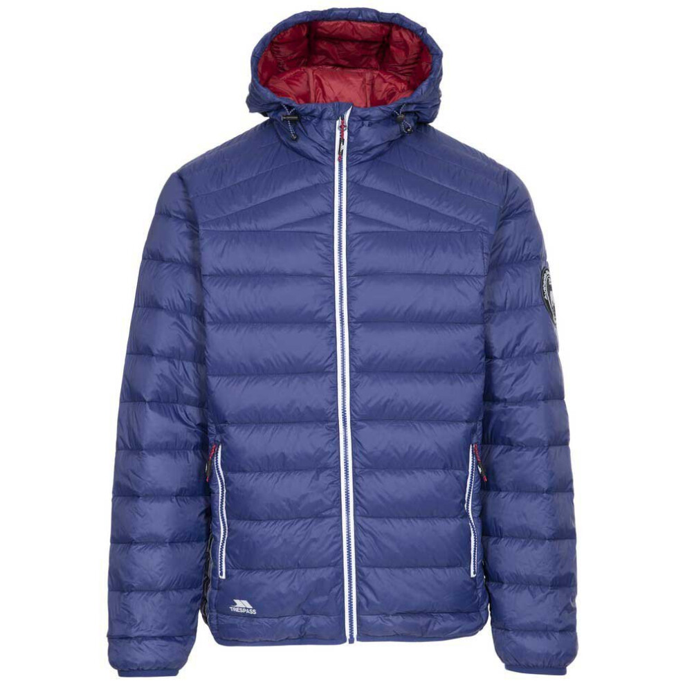 Trespass (Xxl, Blue Print) Mens Whitman Ii Down Jacket