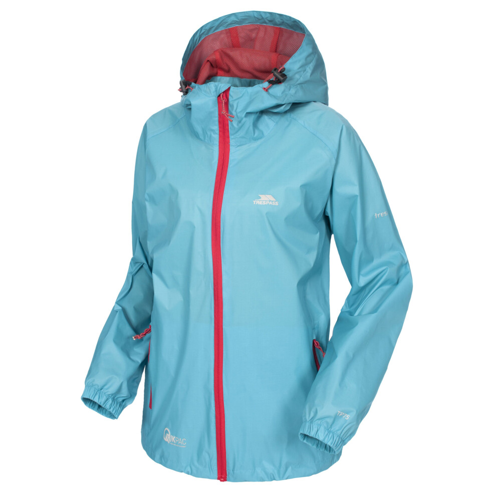 Trespass (Xxxl, Aquatic) Unisex Adult Qikpac Waterproof Jacket
