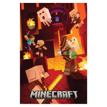 Minecraft Piglins Poster