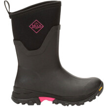 (7 UK, Black/Hot Pink) Muck Boots Unisex Adult Arctic Ice Mid Calf Wellington Boots