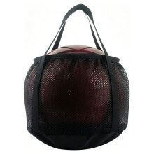 Portable Mesh Basketball Bag Sports Carrying Net Bag Breathable Tote Storage Holder for Volleyball Soccer