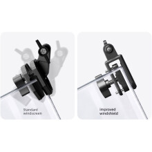 TELESIN Moto Windshield Camera Mount Aluminum Clamp Bracket for Hero Osmo Action Action Camera Accessories