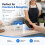 Programmable NFC Desktop Card Square & Round Self-Adhesive NFC Tag for  Menu Tap Table Access 8