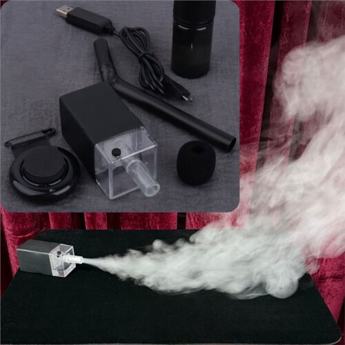Smoke Machine Continuous Smoke Generator Remote Control Magic Trick Prop for Photography Stage Bar Food Display 1