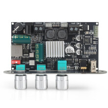 ZK-1001U Mono-Versterkerkaart met TWS, 100W Uitgangsvermogen, 9-24V Brede Ingang, USB/AUX voor 5.0