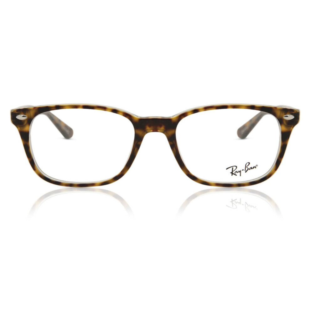 Ray - Ban Unisex Brown Rx5375 5082 Optical Frames Acetate Transparent Squared Normal - Image 4