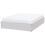 Beliani Ottoman Bed without Headboard DINAN Fabric Light Grey 120 x 200 cm (EU Small Double) 5