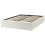 Beliani Ottoman Bed without Headboard DINAN Boucle Off-White 120 x 200 cm (EU Small Double) 5