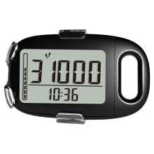 3D Sensor Pedometer with Lanyard Waist Clip Exercise Counter Large Screen Pedometer Odometer for Walking Steps Counter