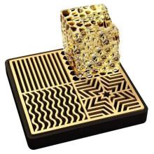 Ice Mold and Brass Ice Stamp for Cocktails and Whiskey,Whiskey Ice,Drink Accessories