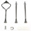 6 Sets 3 Tiered Tray Hardware Kit for Elegant Cake Stands and Crafts 3